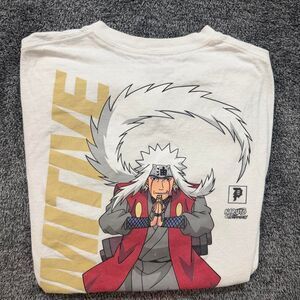 Naruto Shippuden Jiraiya x Primitive anime skate collab tee size large